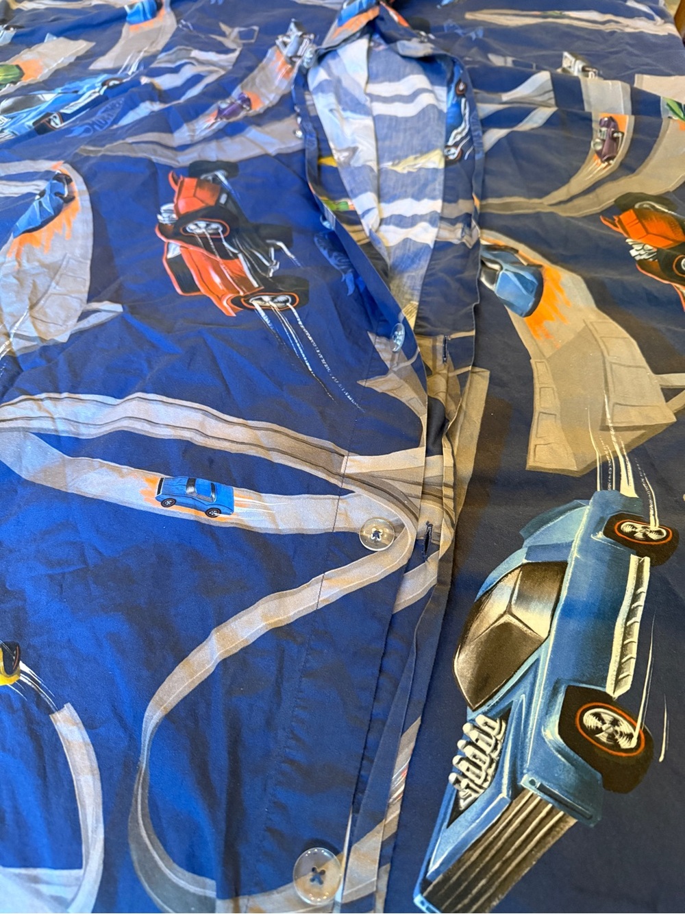 Pottery Barn Kids Duvet Cover Hot Wheels Twin Cotton Cars